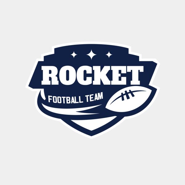 Rocket Football Team logo template Thumbnail