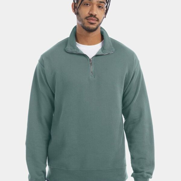 Garment-Dyed Quarter-Zip Sweatshirt Thumbnail