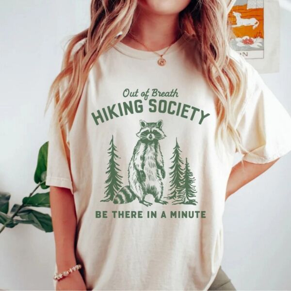 Out Of Breath Hiking Society T-Shirt Thumbnail