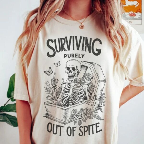 Surviving Purely Out of Spite T-Shirt Thumbnail
