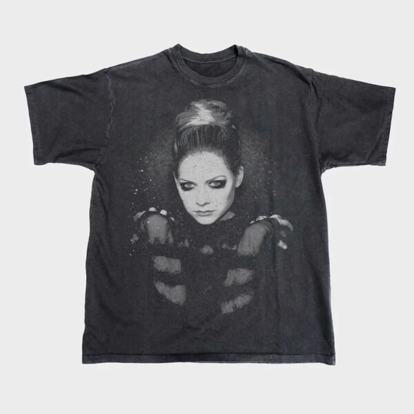 Elegant Avril Lavigne Graphic Tee Thumbnail