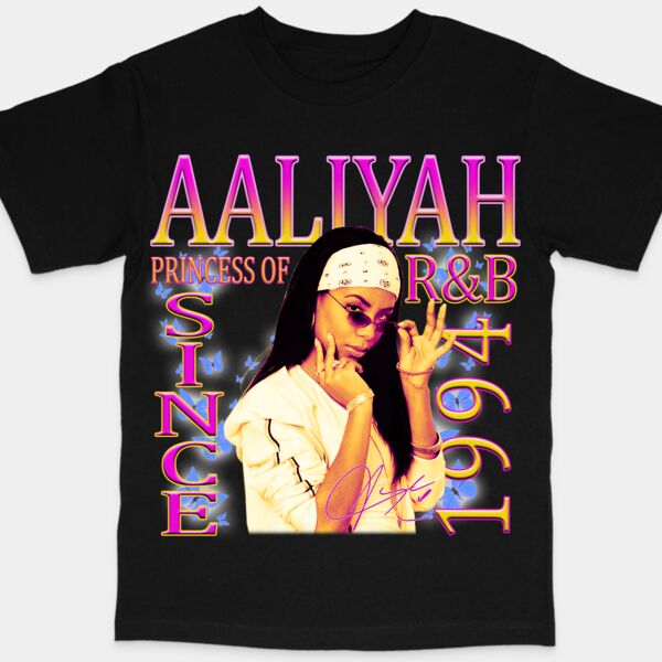 Aaliyah "Princess of R&B" Tee Thumbnail