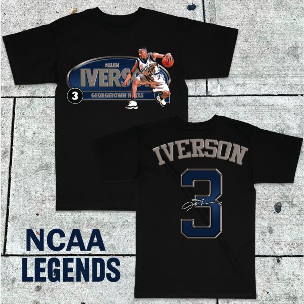 NCAA Legends Tee Allen Iverson "Hoyas" Thumbnail