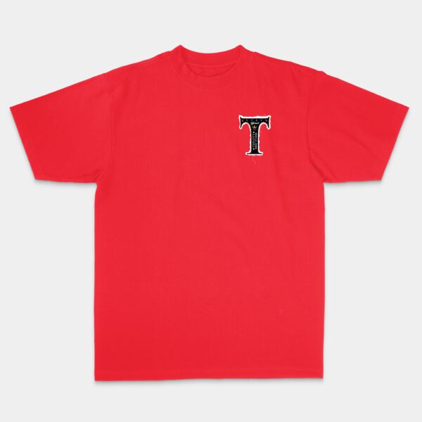 Trinity Apparel Patch Red T-shirt Thumbnail