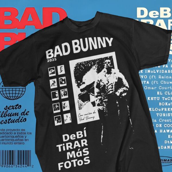 Bad Bunny Graphic Tee 1 Thumbnail