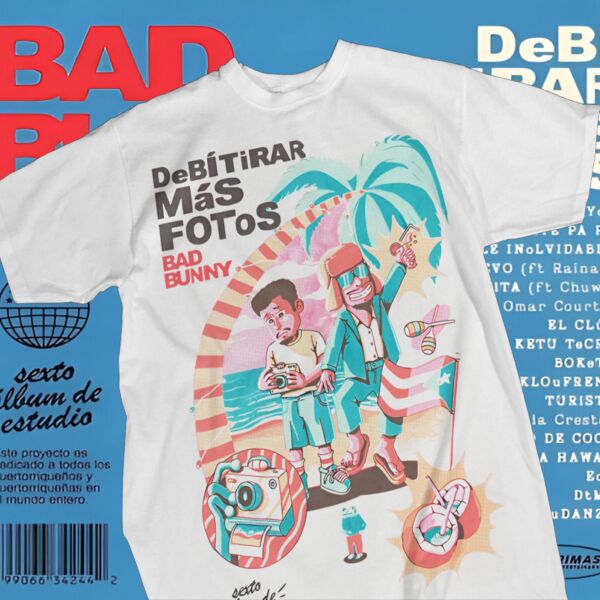 Bad Bunny Graphic Tee 5 Thumbnail