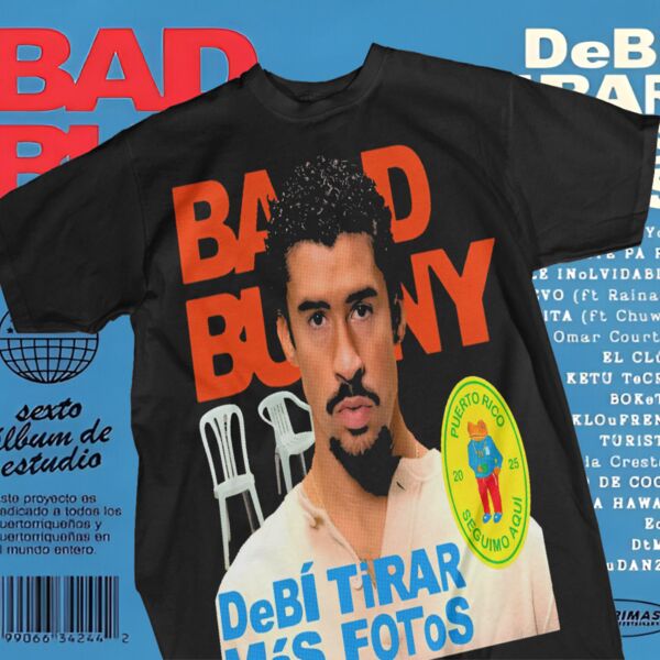 Bad Bunny Graphic Tee 9 Thumbnail