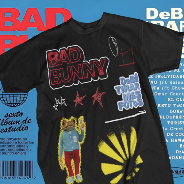Bad Bunny Graphic Tee 14 Thumbnail