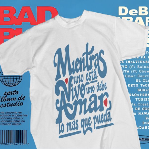 Bad Bunny Graphic Tee 19 Thumbnail