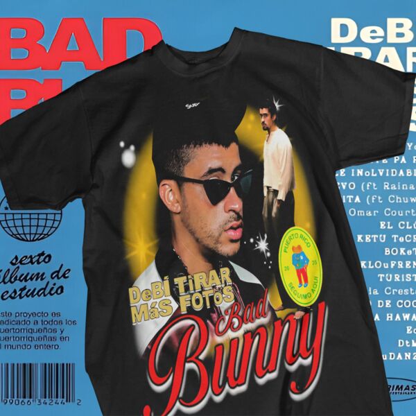 Bad Bunny Graphic Tee 23 Thumbnail