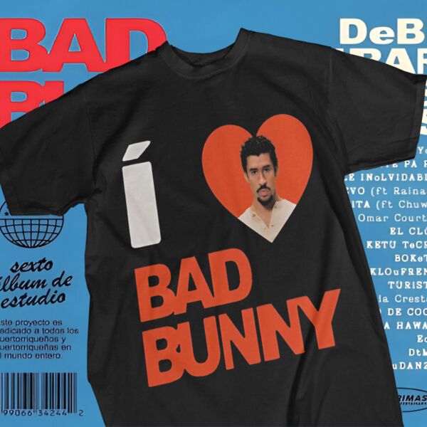 Bad Bunny Graphic Tee 25 Thumbnail