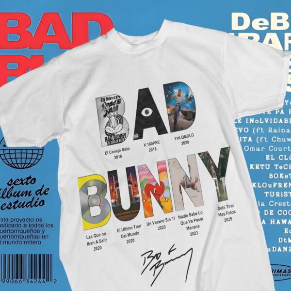 Bad Bunny Graphic Tee 35 Thumbnail