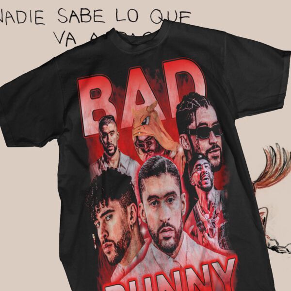 Bad Bunny Graphic Tee 37 Thumbnail