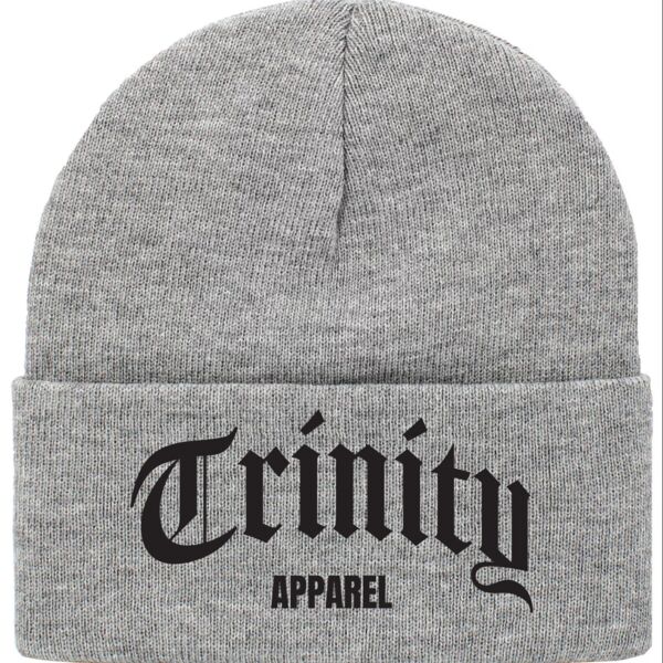 Trinity Old English Grey Beanie Thumbnail