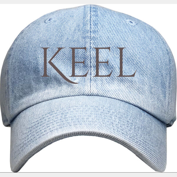 Keel Embroidered Jean Dad Hat Thumbnail