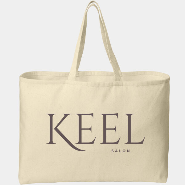 Keel Embroidered Ideal Twill Jumbo Tote Thumbnail