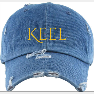 Keel Distressed Jean Dad Hat Thumbnail