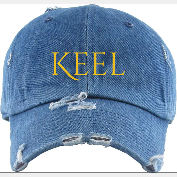 Keel Distressed Jean Dad Hat Thumbnail