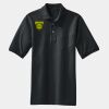 Heavyweight Cotton Pique Polo with Pocket Thumbnail