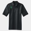 Heavyweight Cotton Pique Polo with Pocket Thumbnail