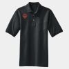 Heavyweight Cotton Pique Polo with Pocket Thumbnail