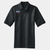 Heavyweight Cotton Pique Polo with Pocket Thumbnail