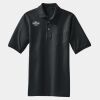 Heavyweight Cotton Pique Polo with Pocket Thumbnail