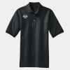 Heavyweight Cotton Pique Polo with Pocket Thumbnail