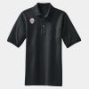 Heavyweight Cotton Pique Polo with Pocket Thumbnail