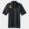Heavyweight Cotton Pique Polo with Pocket Thumbnail