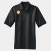 Heavyweight Cotton Pique Polo with Pocket Thumbnail