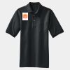 Heavyweight Cotton Pique Polo with Pocket Thumbnail