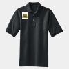 Heavyweight Cotton Pique Polo with Pocket Thumbnail