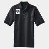Heavyweight Cotton Pique Polo with Pocket Thumbnail