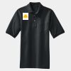 Heavyweight Cotton Pique Polo with Pocket Thumbnail
