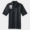 Heavyweight Cotton Pique Polo with Pocket Thumbnail