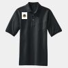 Heavyweight Cotton Pique Polo with Pocket Thumbnail