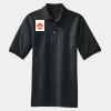 Heavyweight Cotton Pique Polo with Pocket Thumbnail