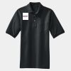 Heavyweight Cotton Pique Polo with Pocket Thumbnail