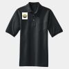 Heavyweight Cotton Pique Polo with Pocket Thumbnail