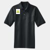 Heavyweight Cotton Pique Polo with Pocket Thumbnail