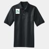 Heavyweight Cotton Pique Polo with Pocket Thumbnail