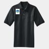 Heavyweight Cotton Pique Polo with Pocket Thumbnail