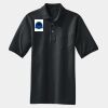 Heavyweight Cotton Pique Polo with Pocket Thumbnail
