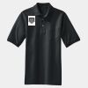 Heavyweight Cotton Pique Polo with Pocket Thumbnail