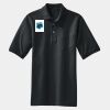 Heavyweight Cotton Pique Polo with Pocket Thumbnail