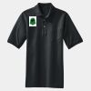 Heavyweight Cotton Pique Polo with Pocket Thumbnail