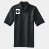 Heavyweight Cotton Pique Polo with Pocket Thumbnail