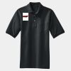 Heavyweight Cotton Pique Polo with Pocket Thumbnail