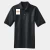 Heavyweight Cotton Pique Polo with Pocket Thumbnail